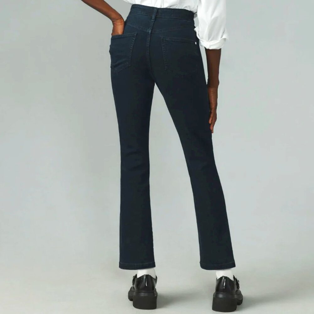 Anthropologie Pilcro Slim Tuck High-Rise Straight-Leg Jeans, Size 32